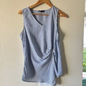 Banana Republic Blue and White Blouse